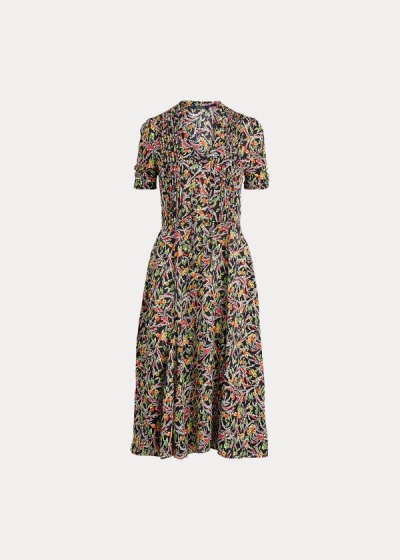 Women's Polo Ralph Lauren Floral Short-Sleeve Dresses | 834067RCX